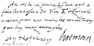 Sir Jean de Villiers Hotman alkotó: English School