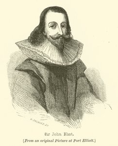 Sir John Eliot (metszet) alkotó: English School