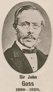 Sir John Goss (mélynyomás) alkotó: English School