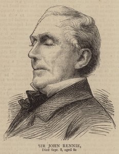 Sir John Rennie (metszet) alkotó: English School