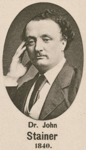 Sir John Stainer (mélynyomás) alkotó: English School