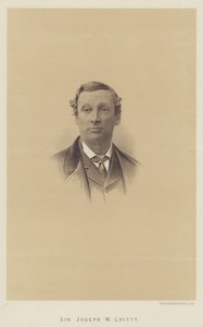 Sir Joseph W Chitty (litho) alkotó: English School