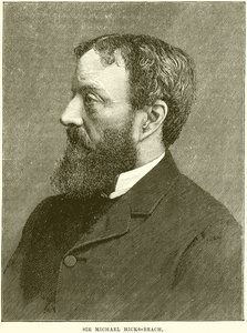 Sir Michael Hicks-Beach alkotó: English School