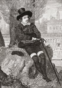 Sir Philip Sidney, J. R. Green „Az angol nép rövid története” című művéből, 1893-ban alkotó: English School