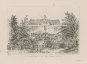 Sir Richard Steele háza, Haverstock Hill (metszet) alkotó: English School