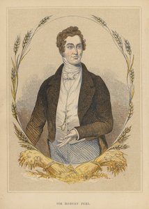 Sir Robert Peel (színes metszet) alkotó: English School