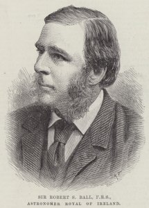 Sir Robert S Ball, FRS, Írország királyi csillagásza (metszet) alkotó: English School