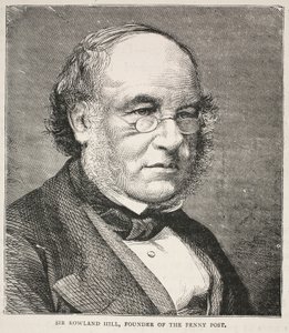 Sir Rowland Hill, a Penny Post alapítója alkotó: English School