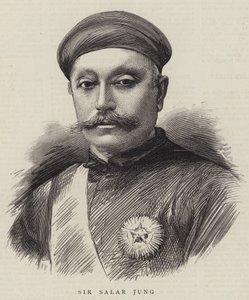 Sir Salar Jung (metszet) alkotó: English School