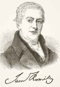 Sir Samuel Romilly, William Hickman Smith Aubrey (1858-1916) „Anglia nemzeti és hazai története” című művéből, London, 1890 körül. alkotó: English School