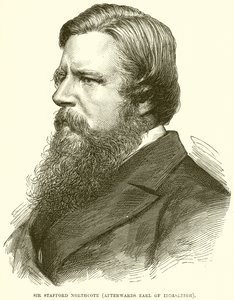 Sir Stafford Northcote (majd Earl of Iddesleigh) alkotó: English School