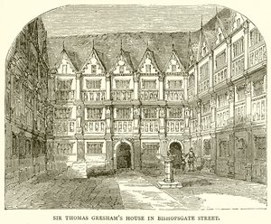 Sir Thomas Greshams ház a Bishopsgate utcában