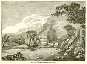Sir Thomas Lombes Selyemmalom, Derby alkotó: English School