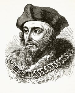 Sir Thomas More, William Hickman Smith Aubrey (1858-1916) „Anglia nemzeti és hazai története” című könyvéből, London, 1890 körül. alkotó: English School