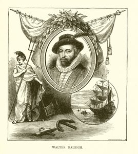Sir Walter Raleigh alkotó: English School
