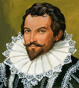 Sir Walter Raleigh alkotó: English School