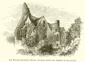 Sir Walter Raleighs House, Youghal (a dolgozószobája ablakával)