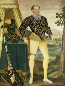 Sir William Drury, Hawstead, Suffolk (1527-79), 1587 alkotó: English School