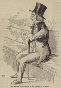 Sir William Molesworth az alsóházban (metszet) alkotó: English School