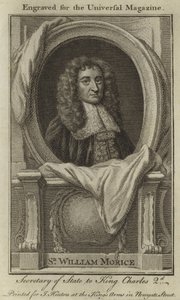 Sir William Morice, 2. Károly király külügyminisztere alkotó: English School