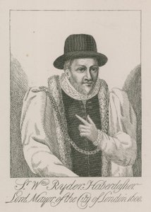 Sir William Ryder, rövidárus, London polgármestere, 1600 alkotó: English School