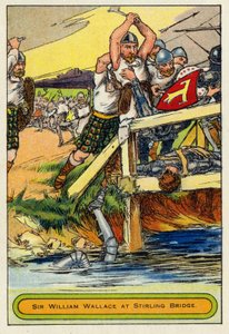 Sir William Wallace an der Stirling Bridge von English School