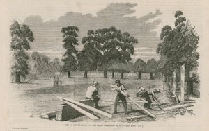Az 1851. évi Nagy Kiállítás épületének helye alkotó: English School
