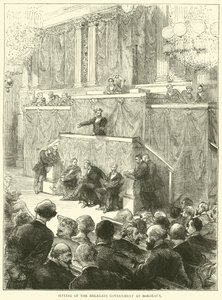 A delegált kormány ülése Bordeaux-ban, 1870. december alkotó: English School