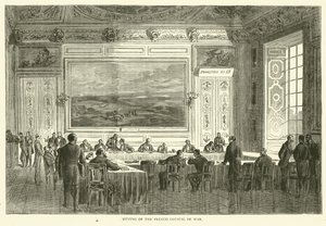 A Francia Haditanács ülése, 1871. január alkotó: English School