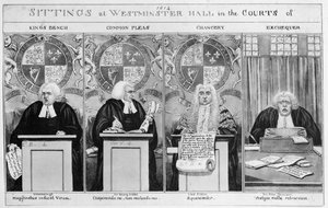 Ülések a Westminster Hall bíróságain alkotó: English School