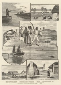 Vázlatok egy ausztrál missziós állomáson (metszet) alkotó: English School