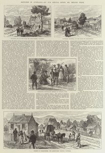 Vázlatok Ausztráliában (metszet) alkotó: English School