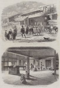 Vázlatok Japánban (metszet) alkotó: English School