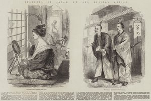 Vázlatok Japánban (metszet) alkotó: English School