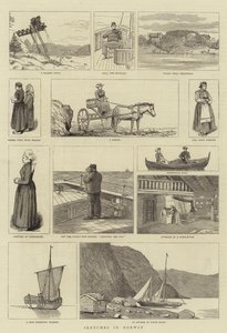 Vázlatok Norvégiában (metszet) alkotó: English School