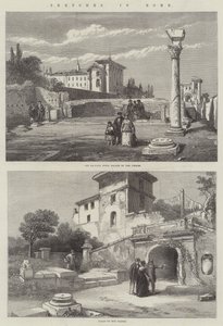 Vázlatok Rómában (metszet) alkotó: English School