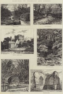 Teesdale és Rokeby vázlatai (metszet) alkotó: English School