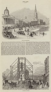 Vázlatok a Trafalgar térről (metszet) alkotó: English School