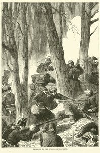 Csetepaté az erdőben Metz előtt, 1870. szeptember alkotó: English School