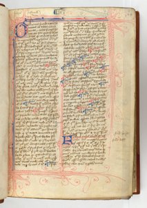 Sloane 280, f.9r A „Rosa Angelica” előszava, John Gaddesden alkotó: English School