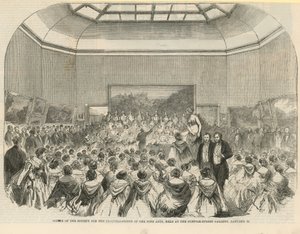 A társadalom Soiree a képzőművészet ösztönzésére alkotó: English School