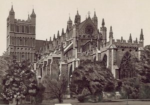 Délkelet, Exeter Cathedral (litográfia) alkotó: English School