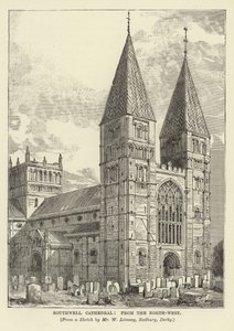 Southwell katedrális, északnyugat felől alkotó: English School