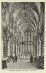 Southwell katedrális, a kórus keletre néz alkotó: English School