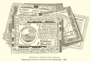 Amerikai papírdollár minták alkotó: English School