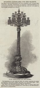 Csodálatos kandeláber Őfelségének (metszet) alkotó: English School