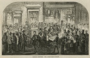 Squalors Market, St Luke, London alkotó: English School
