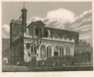 St Dunstan Nyugaton; St Dunstans templom, Fleet Street, London alkotó: English School
