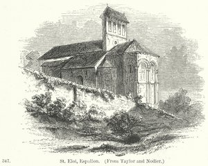 Szent Eloi, Espalion (metszet) alkotó: English School