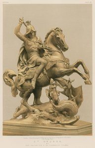 Szent György, a chevalier A de Fernkorn, Bécs alkotó: English School